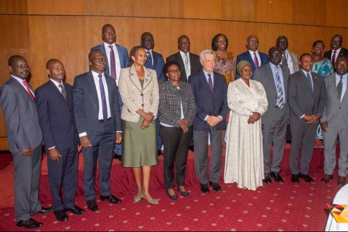 United Nations High Commissioner for Refugees, Filippo Grandi, met with Ugandan government officials at the Serena Hotel in Kampala on 22nd October 2024.