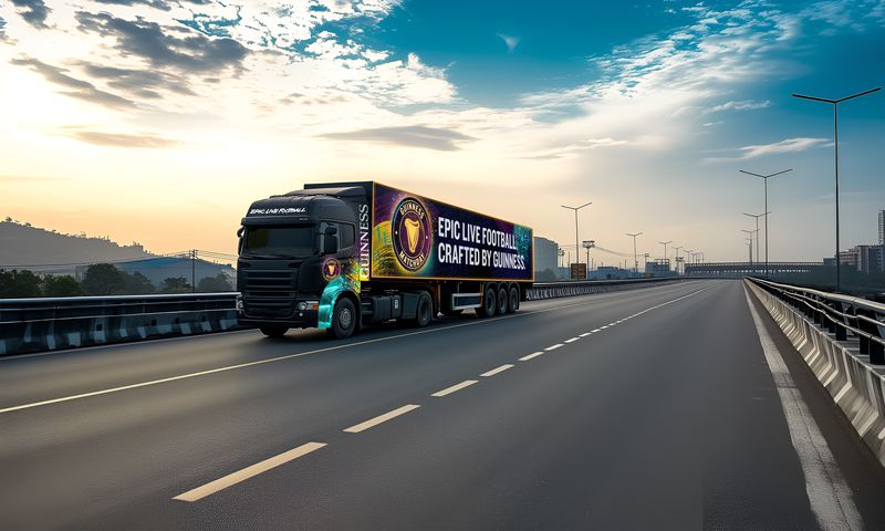 . At the heart of this tour is the Guinness Matchday Truck, a custom-designed mobile football haven.