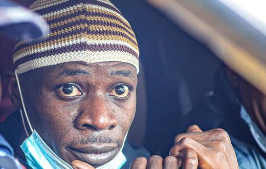 Alien Skin appearing for his first bail hearing (Photo courtesy Ibrahim Kavuma)