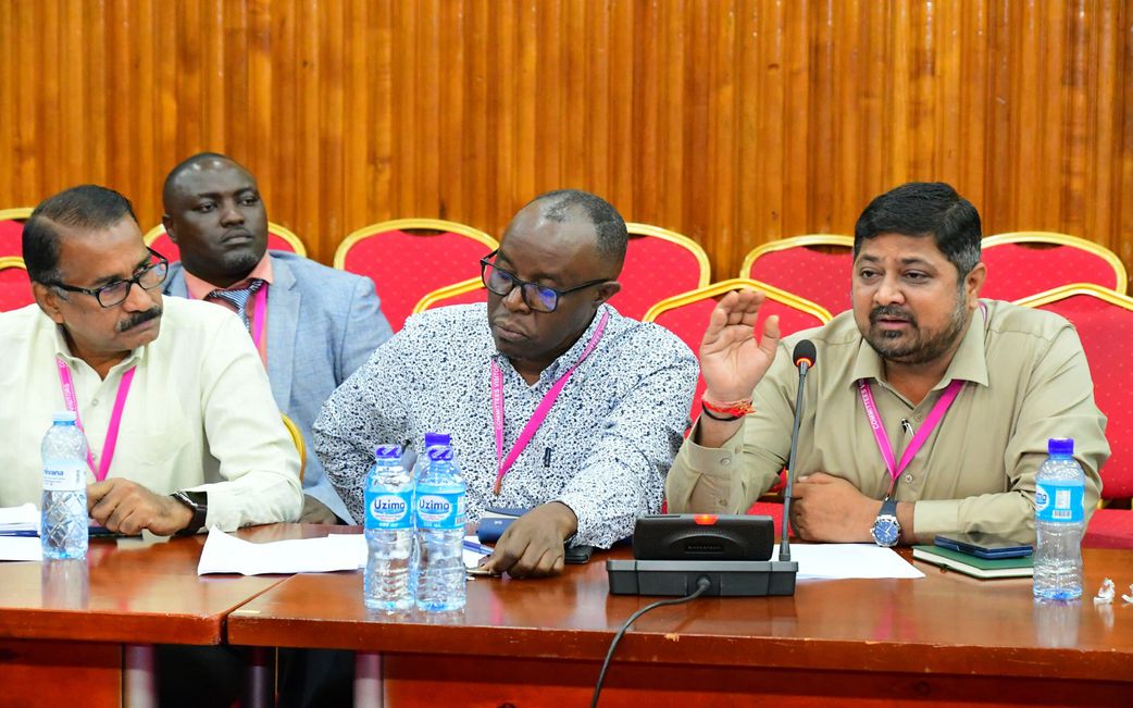 Representatives from the millers during the meeting chaired by Rt Hon Tayebwa