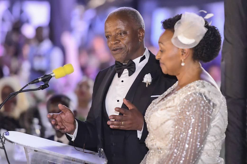 Jacqueline and her husband Amama Mbabazi