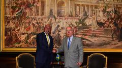 The two leaders shared perspectives on key bilateral and international matters of mutual interest.