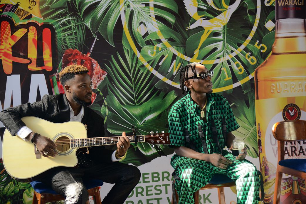 Emma Frost and Fyno performing at the launch of the 4th edition of the Ndeku NyamaChoma Festival at Shisa Nyama Festival
