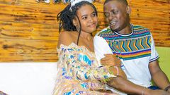 Druscilla with her late father, Humphrey Mayanja