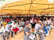 Pastor Aloysius Bugingo's church congregants