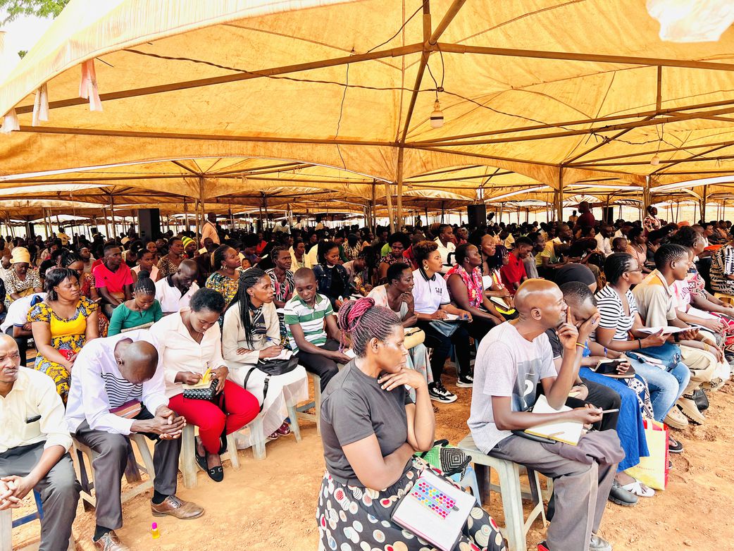 Pastor Aloysius Bugingo's church congregants