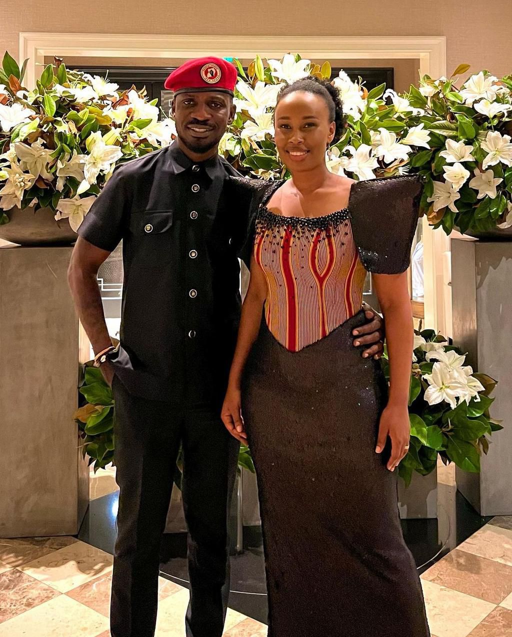 'Instead of our romantic dinner, I'm in Lira' Bobi Wine on Barbie's birthday/Instagram