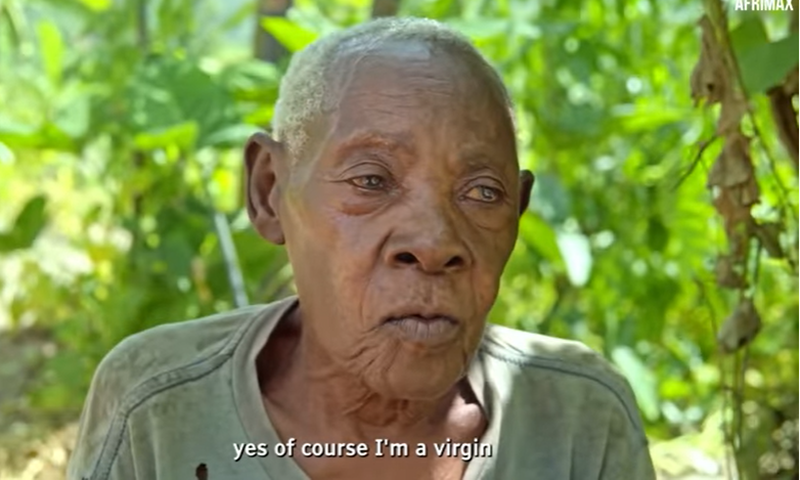 Theresie Nyirakajumba, a 123-year-old woman from Rwanda who has confessed to be a virgin and still hopeful for a man before she dies