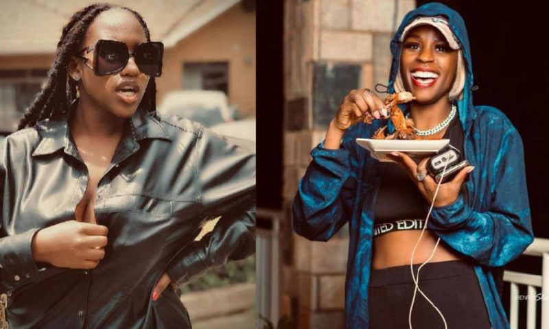 Martha Mukisa and Kapa Cat