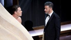 John Cena walked onstage nearly naked while introducing the nominees for best costume design.