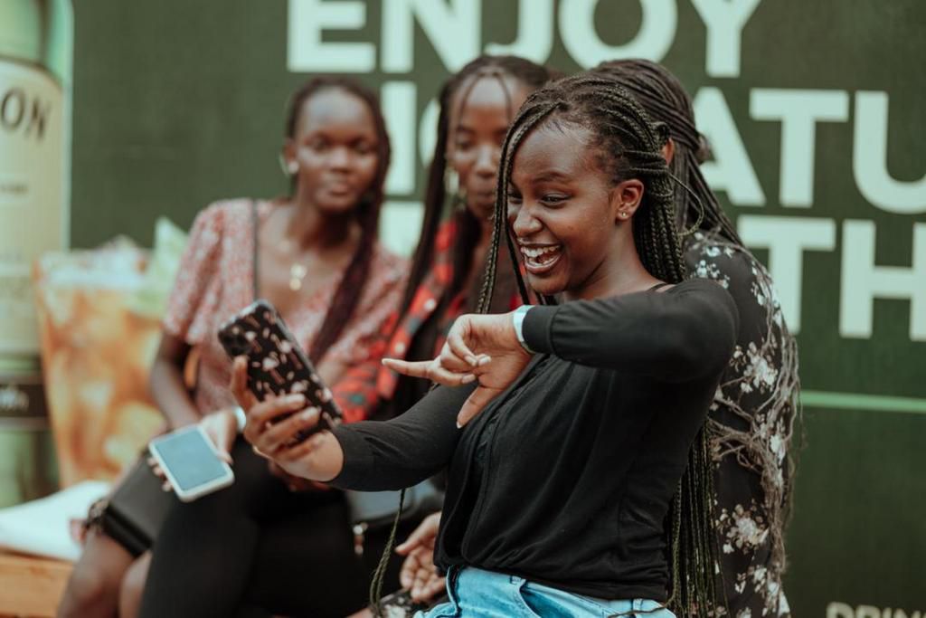 Some of the revelers