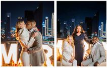 Kayanja Jr. and Marlena Gailis got engaged in November last year