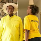 Natasha and her dad President Museveni