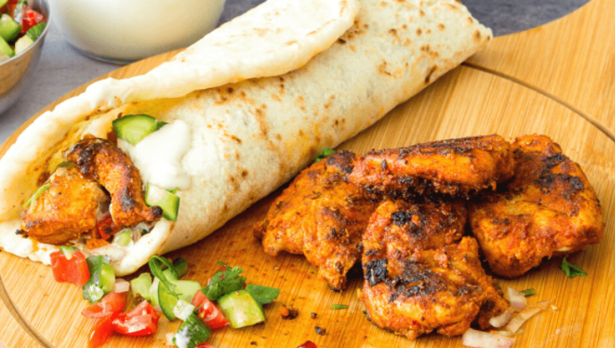 Homemade Chicken shawarma