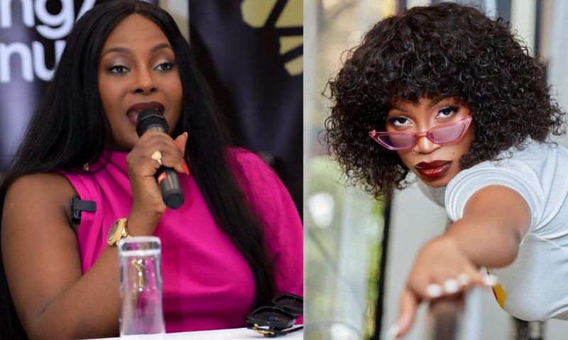 Iryn Namubiru and Sheebah Karungi