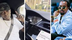 Chameleone takes chance in backseat of self-driven Google car, Navio hypes him/Instagram