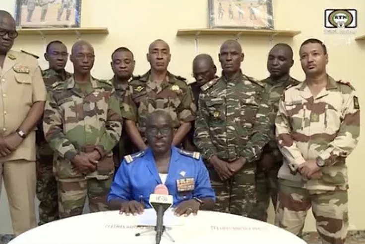 Niger Millitary announces coup [Guardian]