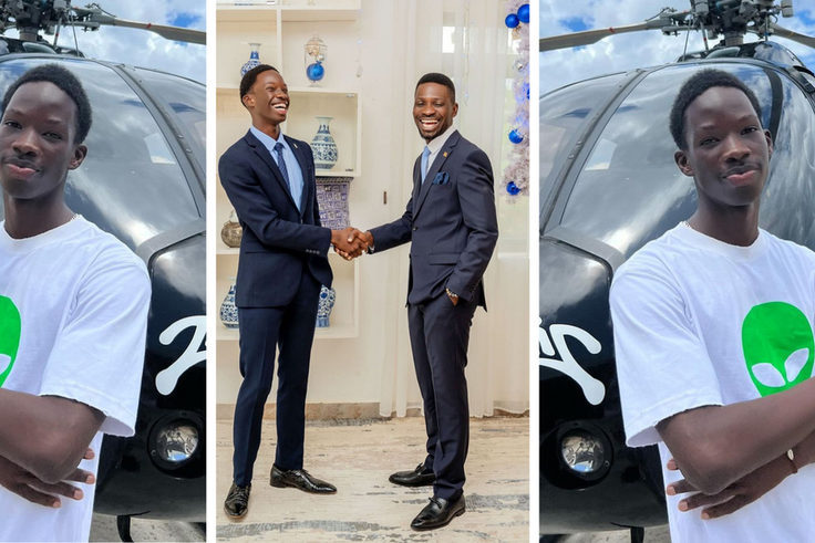 Solomon Kampala wasn't allowed to be taller than Bobi Wine before 2023/Instagram