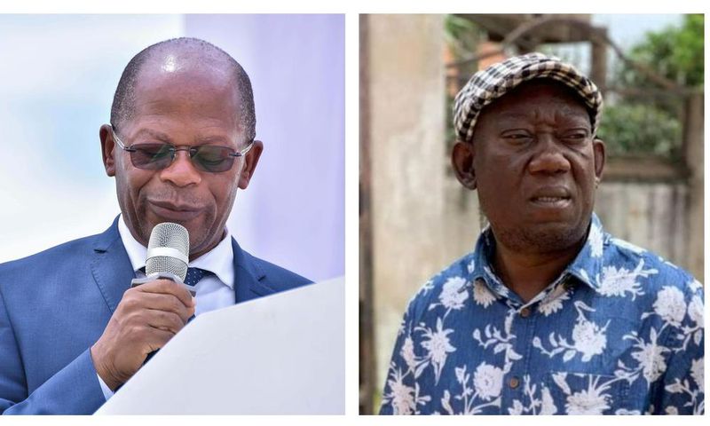 Minister JC Muyingo and late Kato Lubwama