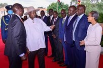 Museveni and William Ruto engaged in bilateral talks with officials from their respective governments.