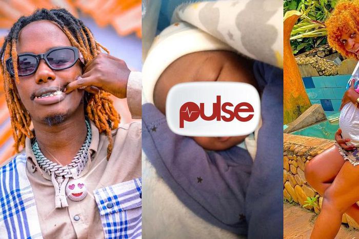 Feffe Bussi, baby and Karole Kasita