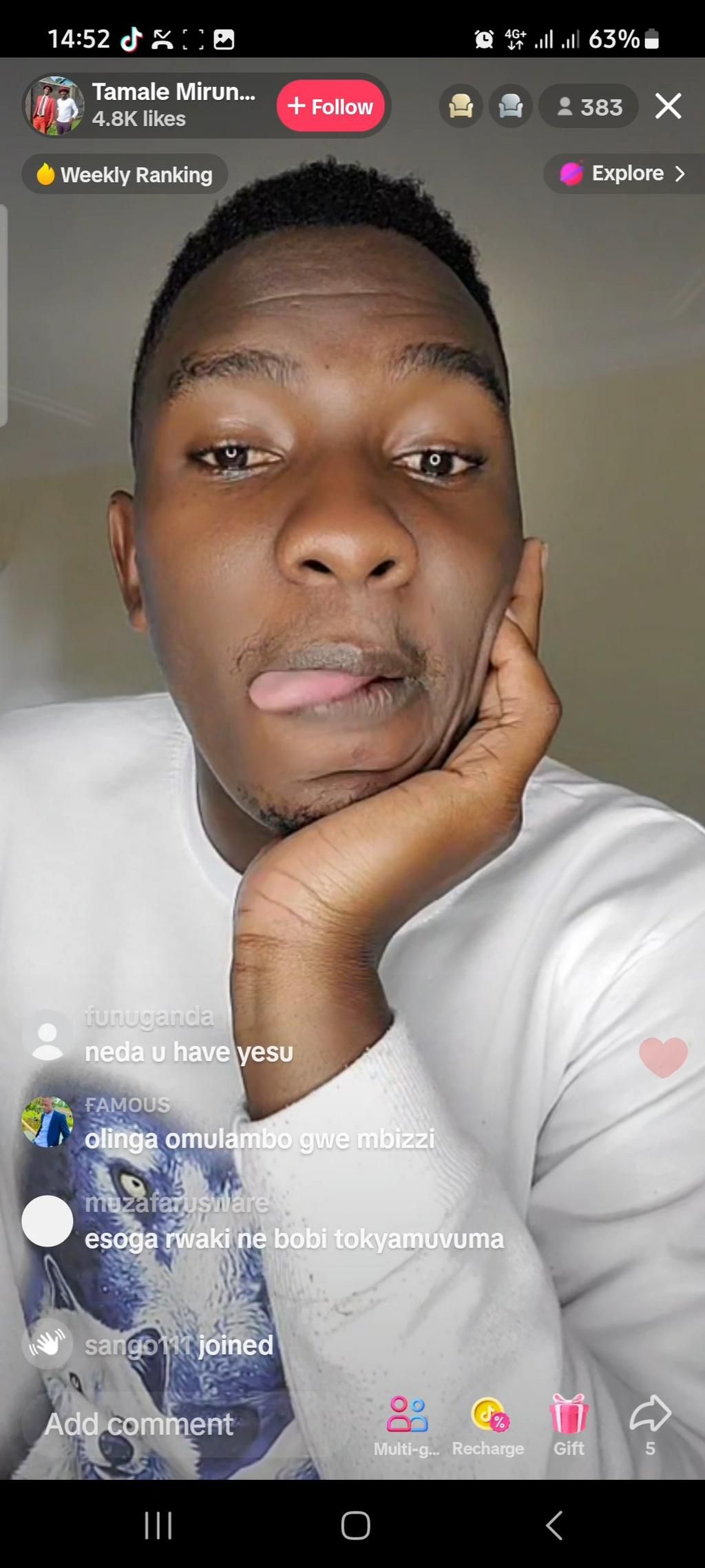 Mirundi Jr. boasts about bullet-proof Spacio, neighbour threatens to expose him/Courtesy