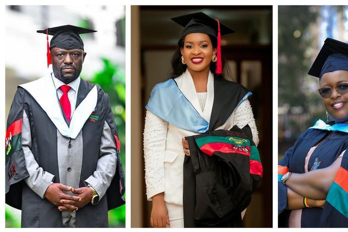 Fred Nyanzi, Ruth Kirabo Nyeko and Doreen Nyanjura are among the opposition figures that graduated f