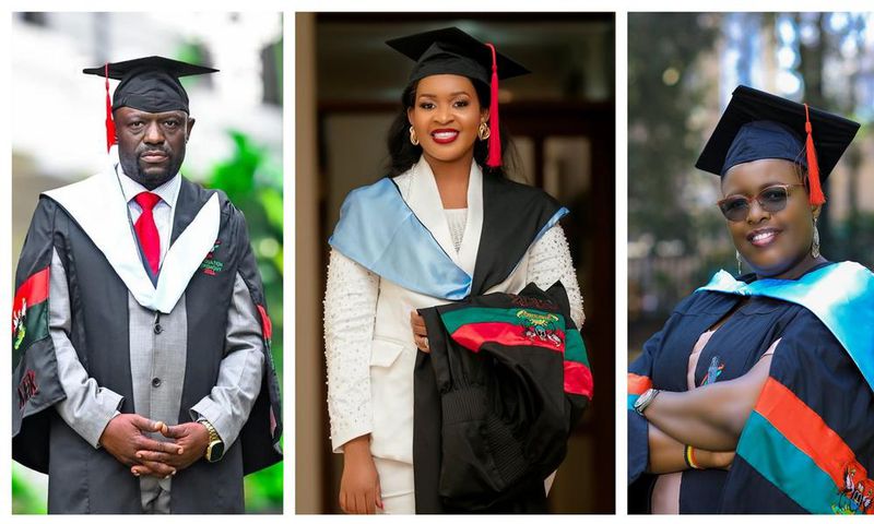 Fred Nyanzi, Ruth Kirabo Nyeko and Doreen Nyanjura are among the opposition figures that graduated f