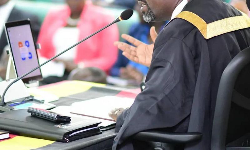 Tayebwa during plenary