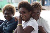 The indigenous people of this island nation are known for their very dark skin tones, which are adapted to the tropical environment