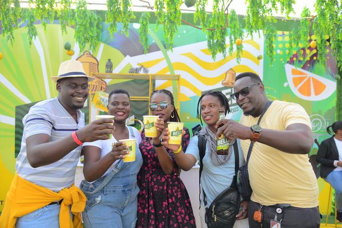 Roast and Rhyme treated attendees to the new Bell Citrus variant at the Nile Resort in Jinja