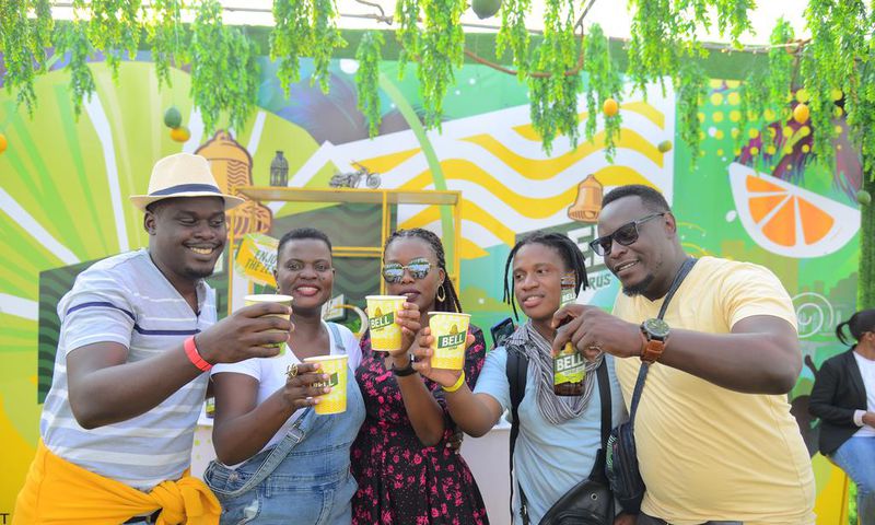 Roast and Rhyme treated attendees to the new Bell Citrus variant at the Nile Resort in Jinja
