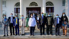 Museveni met with Lyca Mobile officials at State House Entebbe
