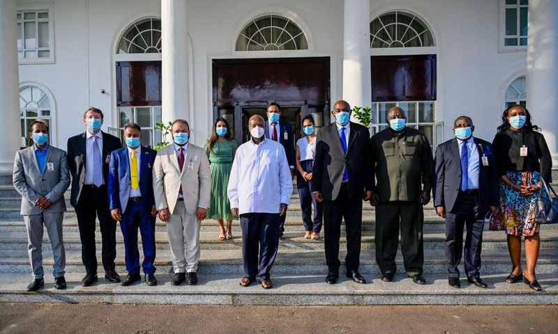 Museveni met with Lyca Mobile officials at State House Entebbe