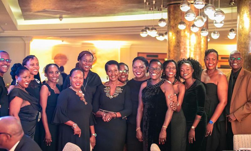 Former Trade Minister Amelia Kyambadde launched the She Walks’ mentorship program