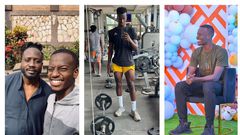 Bebe Cool and his son Alpha Thierry Ssali
