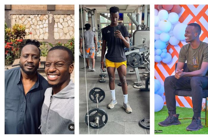 Bebe Cool and his son Alpha Thierry Ssali