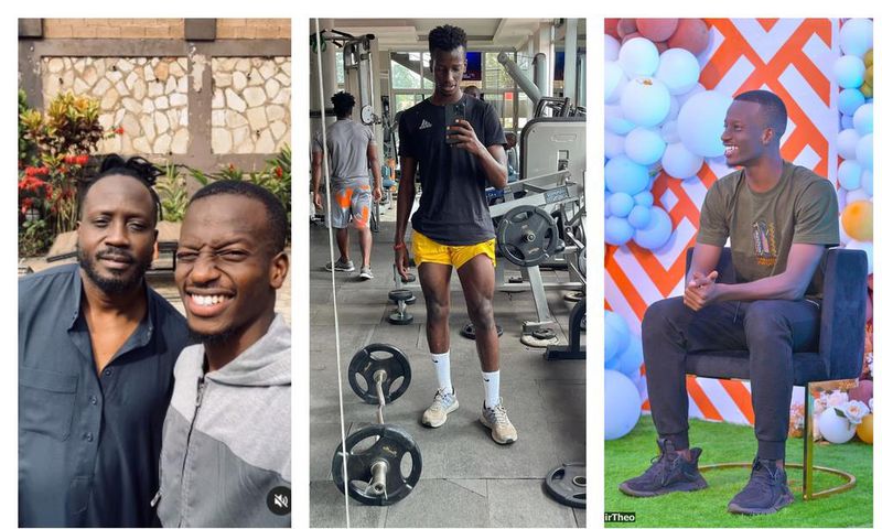 Bebe Cool and his son Alpha Thierry Ssali