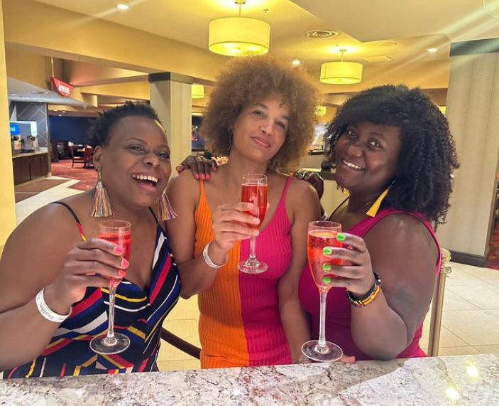 Daniella Atim shows us how to walk into the weekend Las Vegas-style/Instagram