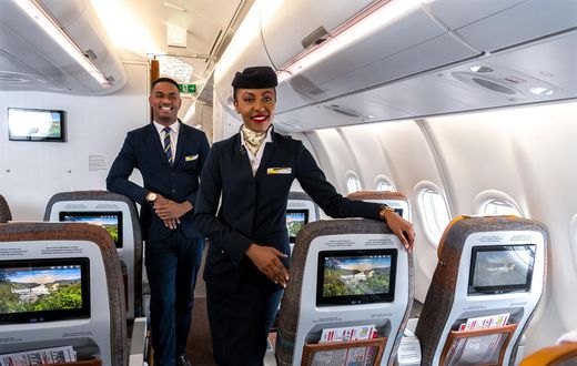 Uganda Airlines cabin crew