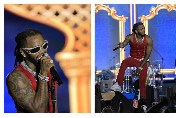 Diamond Platnumz put on a thrilling show at Kololo on Friday night