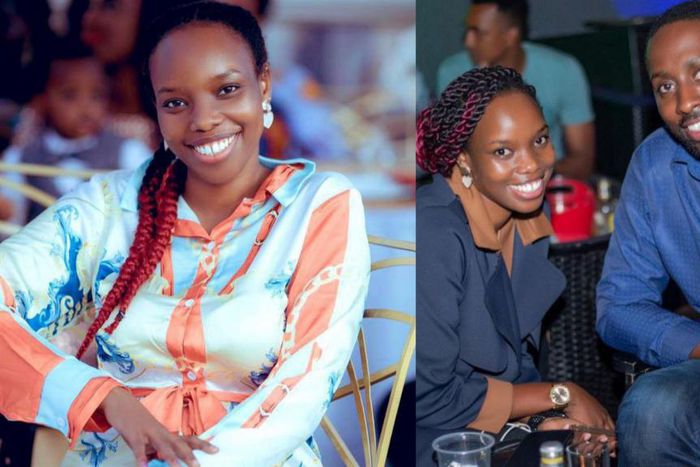 Cynthia Tumwine and her husband, Ron Kawamara