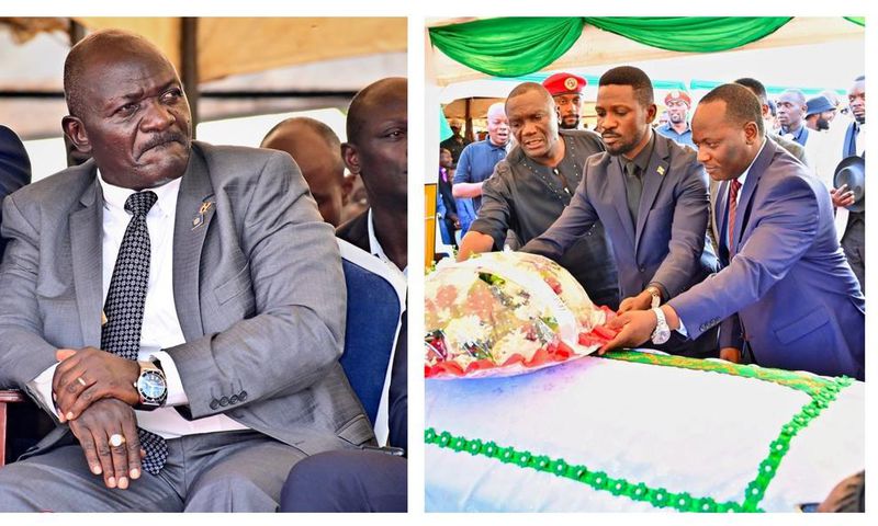 Gen Katumba Wamala took a swipe at Bobi Wine at the funeral of Kato Lubwama