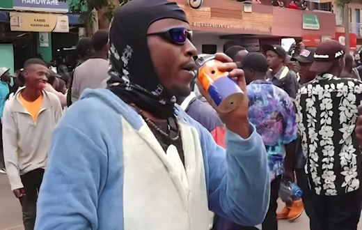 How protestor fooled the world that he was smoking teargas