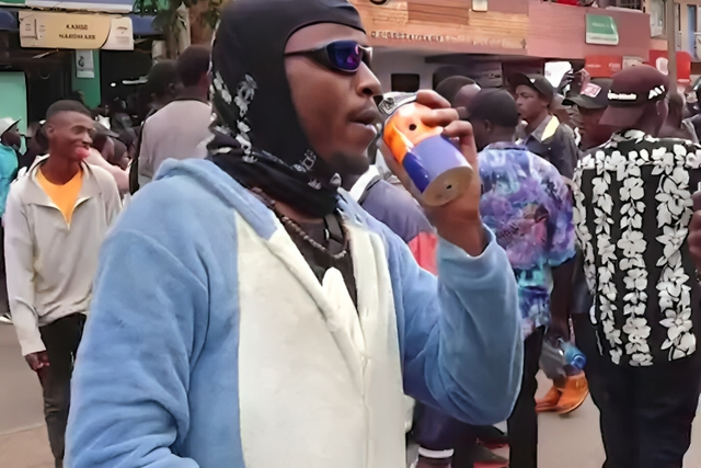 How protestor fooled the world that he was smoking teargas