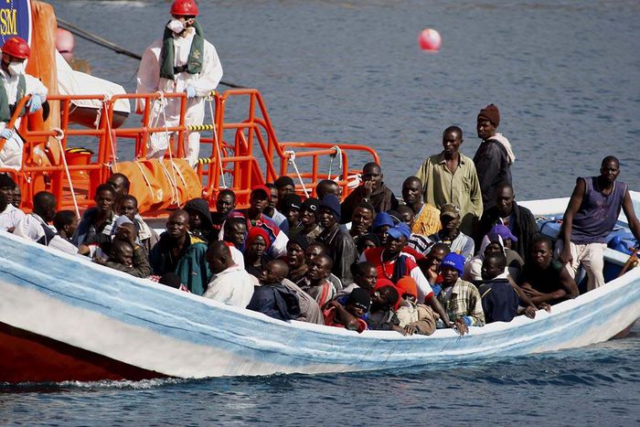 illegal African migrants