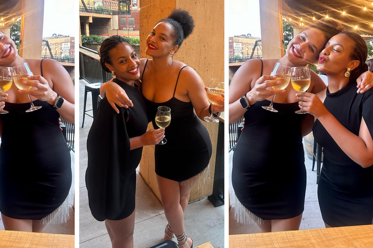 A black dress isn't a girl's only best friend - Daniella Atim enjoys Rwanda/Instagram