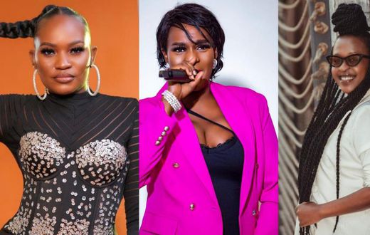 Jackie Chandiru, Cindy Sanyu and Lilian Mbabazi