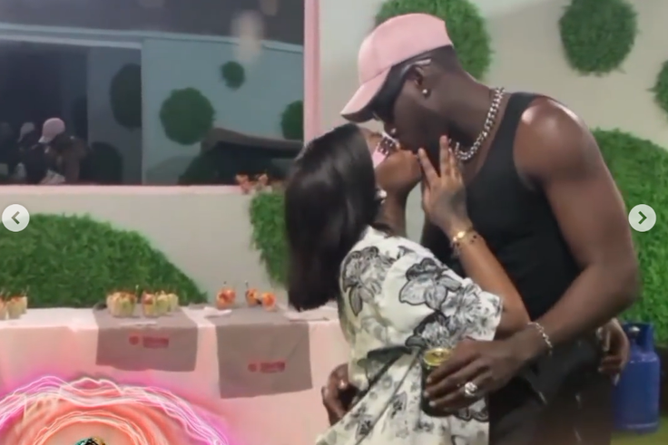 Angel and Soma's constant kissing was one of the highlights of BBNaija All Stars. [BigBrotherNaija]