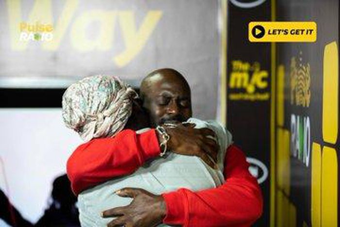 An emotional reunion